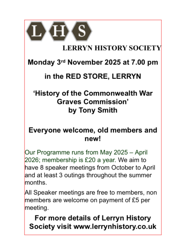 LERRYN HISTORY SOCIETY